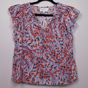 Dear John Ullie keyhole feathered vine top-M